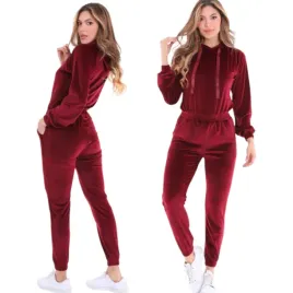 wygodny-komplet-dresowy-welurowy-dres-damski-bordowy-kaptur-bluza-spodnie-m