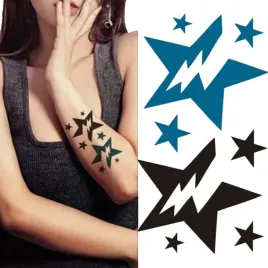 tatuaz-zmywalny-tymczasowy-probny-motyw-gwiazdy-pioruny-na-impreze-jednoraz