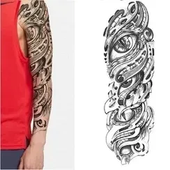 tatuaz-zmywalny-48cm-tymczasowy-wodny-na-ramie-noge-bezpieczny-motyw-oczy