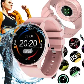 smartwatch-rozowy-zegarek-damski-powiadomienia-sport-prezent