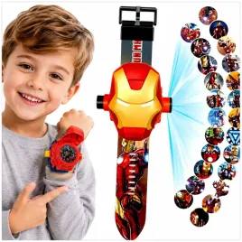 zegarek-z-projektorem-dla-dzieci-iron-man-3d-wyswietla-obrazki-rzutnik