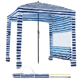 parasol-plazowy-namiot-scianka-budka-1-83-x-1-83-m-bialo-niebieska-pasy-upf