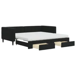rozkladana-lezanka-2-w-1-czarna-z-szufladami-223-x-110-x-68-cm