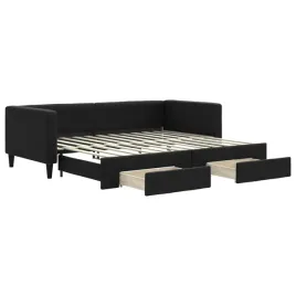 rozkladana-lezanka-2w1-z-szufladami-czarna-223-x-100-x-68-cm