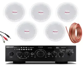 naglosnienie-sufitowe-glosniki-pioneer-wzmacniacz-bluetooth-radio-usb-aux
