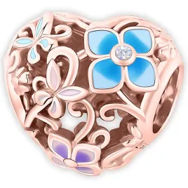 charms-rozowy-koralik-laka-pozlacany-750-serce-kolorowy-motyl-srebro-925