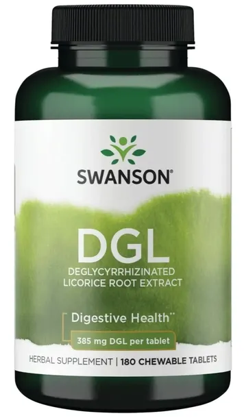 Swanson DGL 385 mg 180 tabletek do ssania