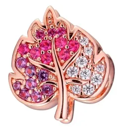 charms-kolorowy-lisc-rozowe-zloto-srebro-925