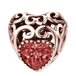 charms-bordowy-kamien-w-sercu-rozowe-zloto-925