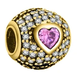 charms-kulka-serce-cyrkonie-zlota-srebro-925