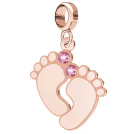 charms-dzieciece-stopki-rozowe-zloto-s925