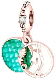 charms-wiszacy-syrenka-rozowe-zloto-925