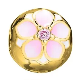 charms-zloty-rozowy-kwiat-flower-srebro-925