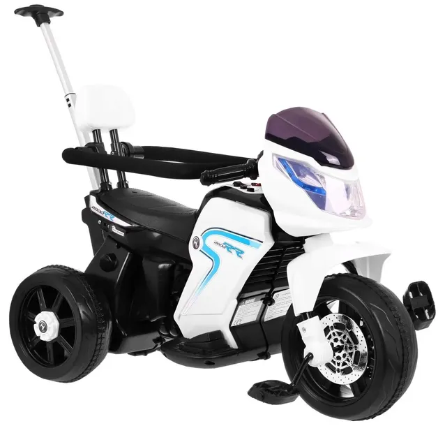 PCHACZYK ROWEREK MOTOREK ELEKTRYCZNY DLA DZIECI 3w1 BIAŁY