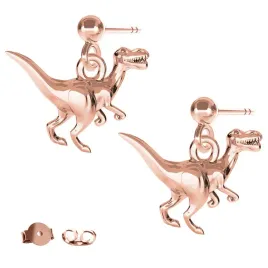 kolczyki-dinozaur-t-rex-rozowe-zloto-925
