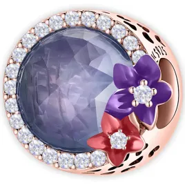 charms-pozlacany-750-okragly-koralik-krysztal-kolorowe-kwiaty-srebro-925