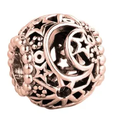 charms-ksiezyc-gwiazdy-rozowe-zloto-srebro-925