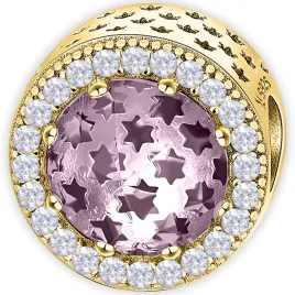 charms-zloty-rozowy-klejnot-z-gwiazdkami-biale-cyrkonie-gwiazdki-srebro-925