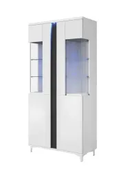 witryna-bialy-polysk-czarny-2d-92cm-maroko-led