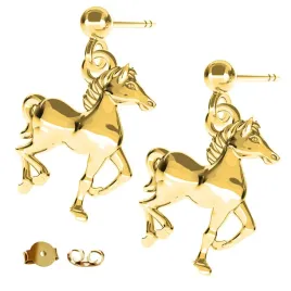 kolczyki-zlote-zwierze-kon-kucyk-925