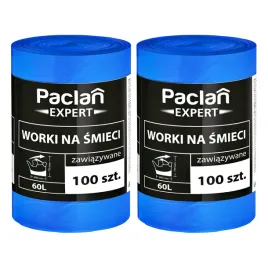 2x-paclan-expert-worki-na-smieci-zawiazywane-mocne-wytrzymale-60l-100-sztuk