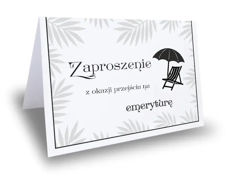 Zaproszenie zaproszenia na Emeryturę Emerytura ZEPT