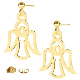 kolczyki-zlote-aniol-aniolek-angel-925
