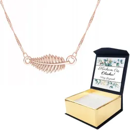 naszyjnik-rozowe-zloto-925-liscie-wlasny-nadruk