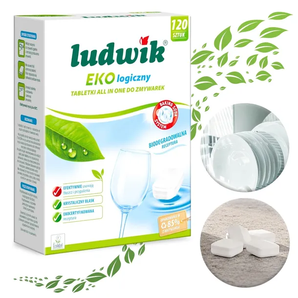 Tabletki do zmywarek Ludwik ekologiczny All in one 120 szt.