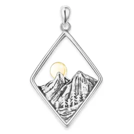 zawieszka-srebrna-925-romb-z-gorami-tatrami-gory-tatry-zakopane-slonce