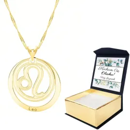 naszyjnik-zloty-znak-zodiaku-lew-wlasny-nadruk