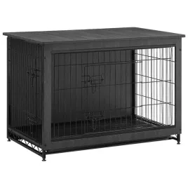 songmics-klatka-dla-psa-duza-metalowa-98x65x68cm-z-taca-czarna