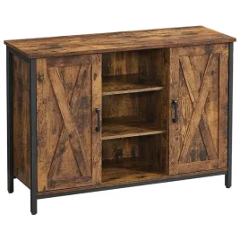 songmics-komoda-szafka-industrialna-vintage-100x75x35cm-brazowo-czarna