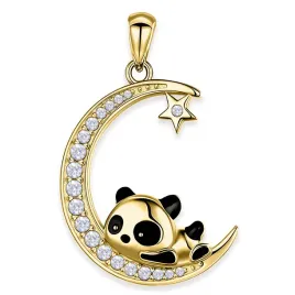 zlota-zawieszka-925-z-panda-na-ksiezycu-polksiezyc-z-cyrkoniami-gwiazdka