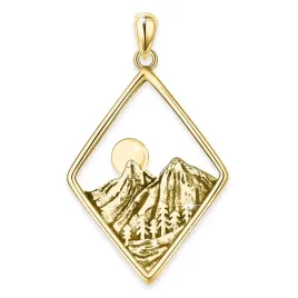 zlota-zawieszka-925-z-gorami-tatrami-pamiatka-gory-tatry-zakopane-slonce