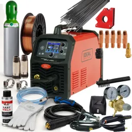 spawarka-migomat-ideal-200-lcd-dual-puls-polautomat-spawalniczy-zestaw-3
