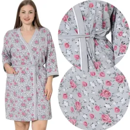 szlafrok-damski-bawelniany-zwiazany-plus-size-przed-kolana-podomka