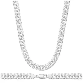 lancuszek-srebrny-925-meski-podwojna-pancerka-rombo-rodowany-55cm-pelny-3mm