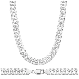 lancuszek-srebrny-925-podwojna-pancerka-rodowany-rombo-meski-50cm-pelny-4mm