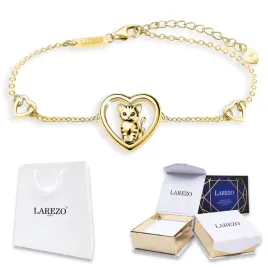 zlota-bransoletka-serce-z-kotem-serduszko-z-kotkiem-heart-cat-srebro-925