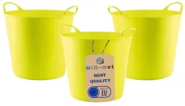 3x-pojemnik-wiadro-kosz-elastyczny-flexi-23l-zielony-gumowy-lekki-trwaly