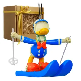 ozdoba-choinkowa-3d-kaczor-donald-na-nartach-zywica-disney-9-cm