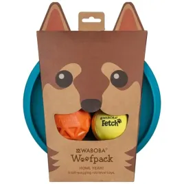 zestaw-dla-psa-waboba-woofpack-2x-pileczka-1x-frisbee