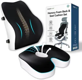 zestaw-poduszek-travel-ease-pianka-pamieciowa-ergonomiczny-komfort-czarny