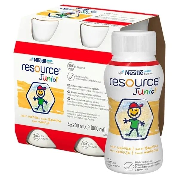 Resource Junior smak waniliowy 4 x 200 ml