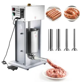 elektryczna-nadziewarka-do-kielbas-10-l-pionowa-maszyna-pedal-4-dysze