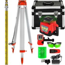laser-obrotowy-budowlany-zielony-zasieg-500-m-samopoziomujacy-360-statyw