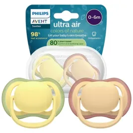 smoczek-uspokajajacy-philips-avent-ultra-air-nature-day-0-6m-2szt