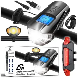 lampka-rowerowa-przednia-tylna-led-z-licznikiem-usb-licznik-dzwonek-klakson