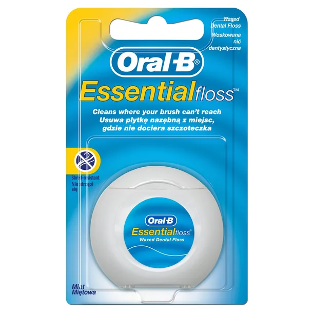Nić dentystyczna woskowana waxed ORAL-B Essential Floss 50 m